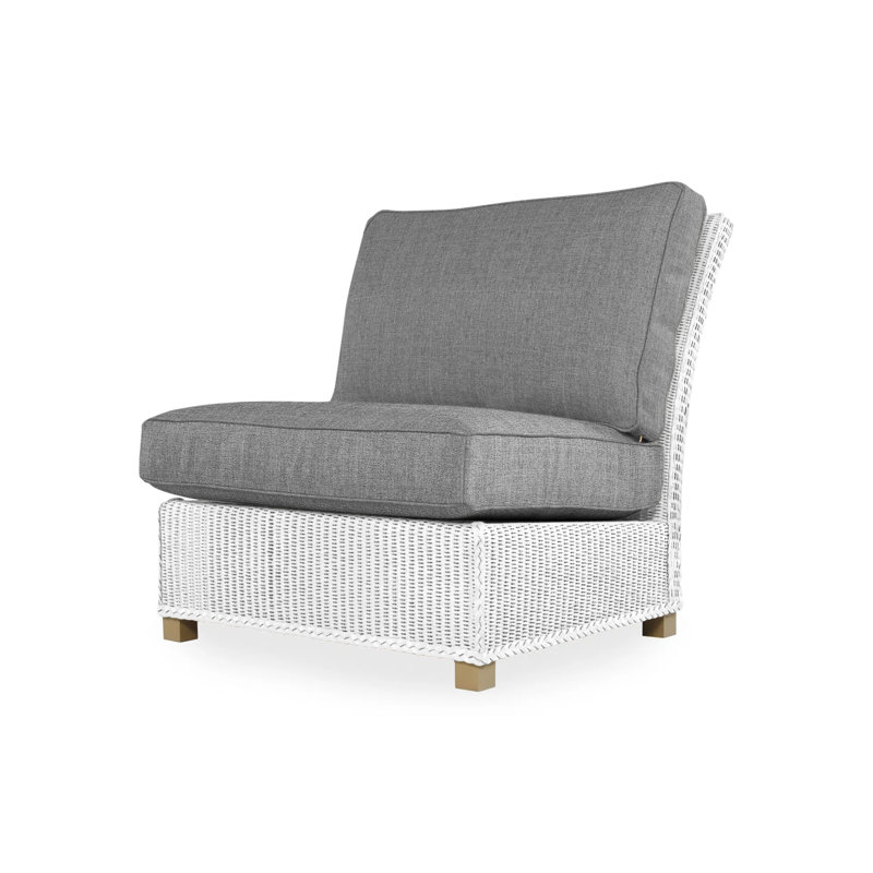 Hamptons Outdoor Lounge Chair, Cottage Pepper, White
