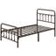 Metal Bed Frame with Vintage Headboard-69889967-92523739