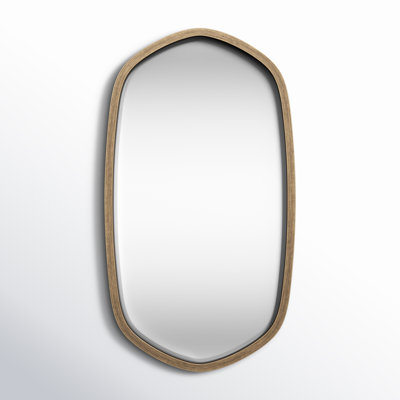 Glover Wood Hexagon Mirror