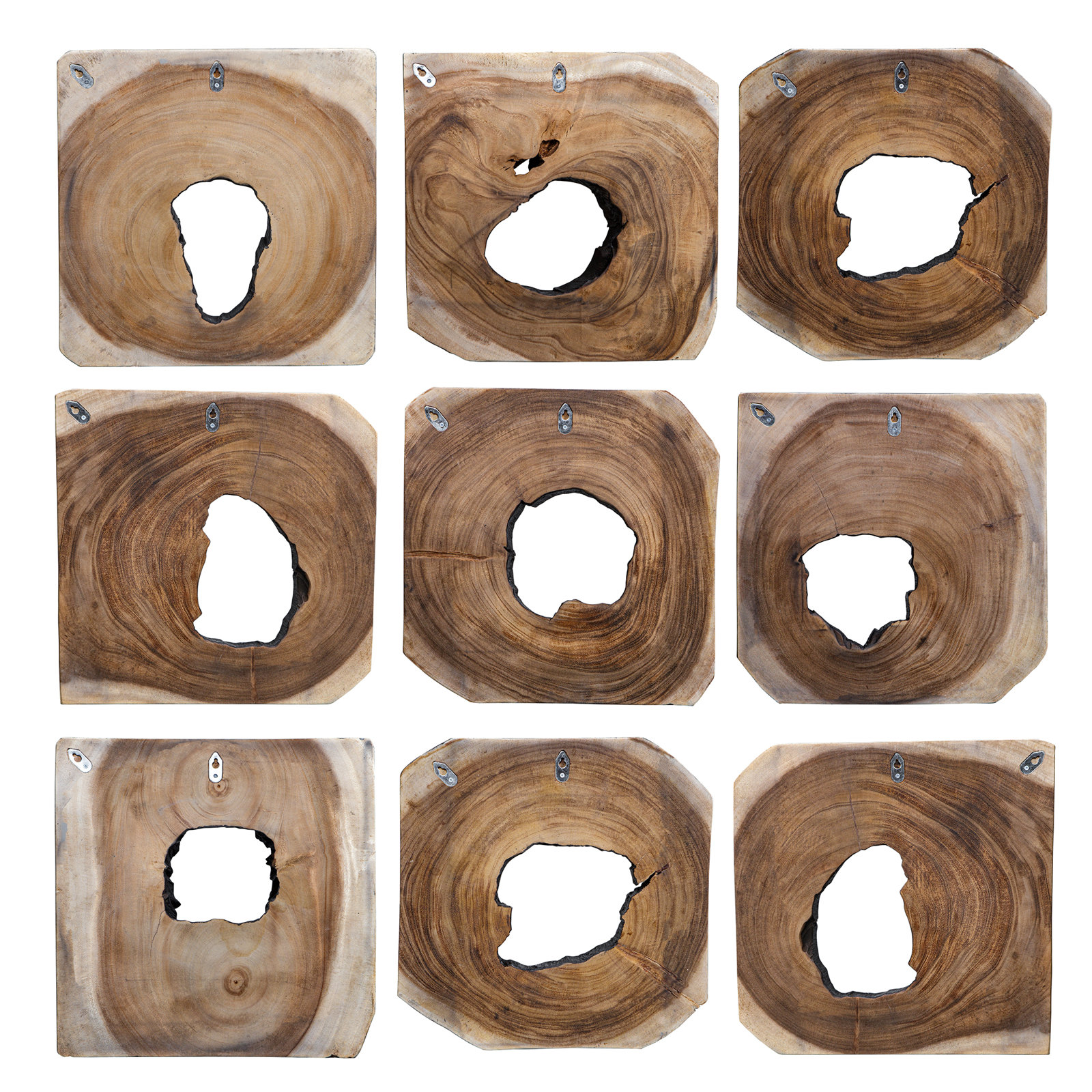 Benito Solid Wood Wall Mounted Sculpture