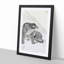 Tiger in the Rain by Maruyama Okyo - Picture Frame Painting Print-55611744-55611749