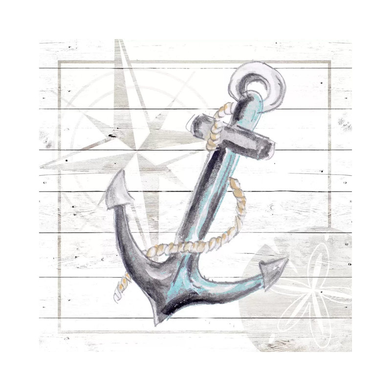 Explore Nautical I by Patricia Pinto - Wrapped Canvas Gallery-Wrapped Canvas Giclée, 93.98 cm H x 93.98 cm W x 1.91 cm D