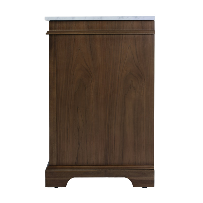 Hanson 36" Single Bathroom Vanity Set, Walnut