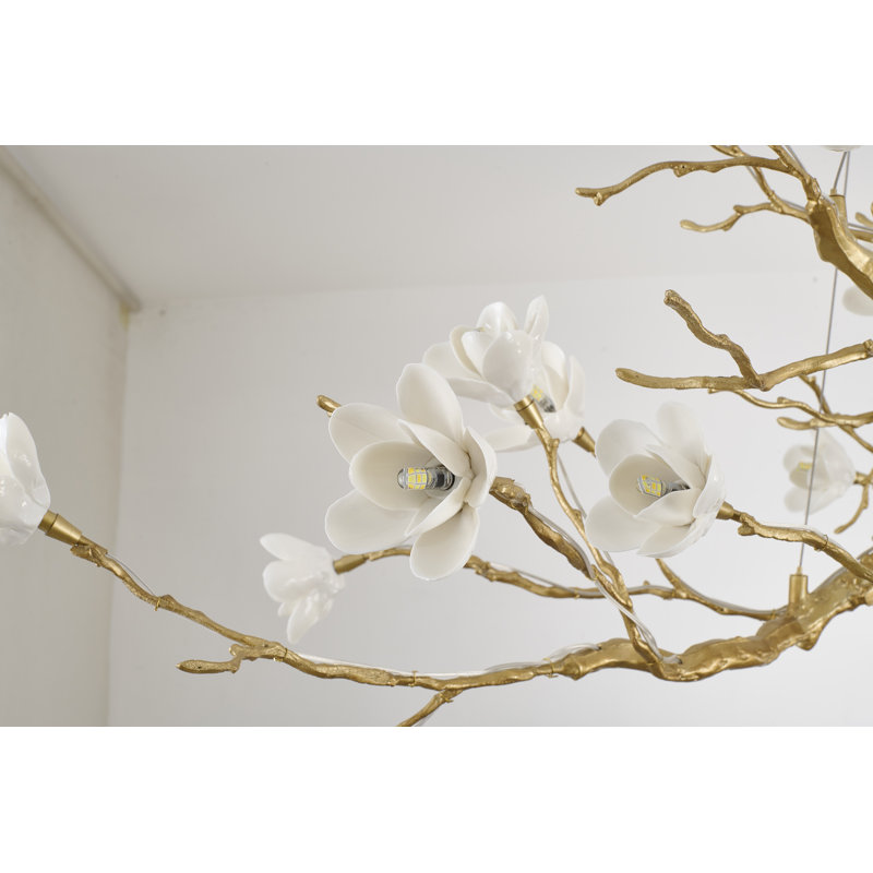 Transitional 18-Light Branch Chandelier 