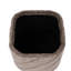 Repose-pieds carré capitonné en chenille avec rangement et plateau rabattable - 15 po x 15 po x 15 po-1495531776
