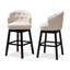 Tabouret de bar pivotant 31 po Yehiel-1921644975