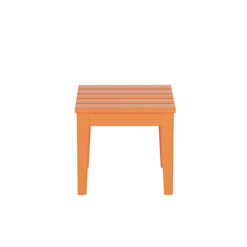 Table d'appoint en plastique Joubert, Orange