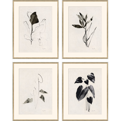 Noir " Noir I, II, III & IV " by Carrier And Company 4 - Pieces