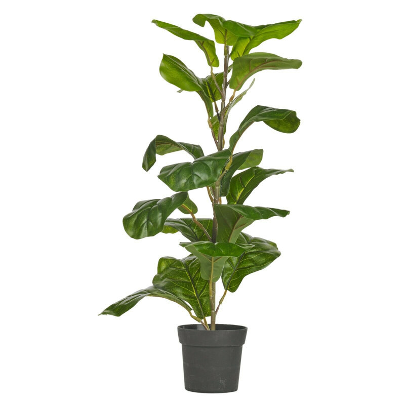 Faux Fiddle Leaf Plant in Planter