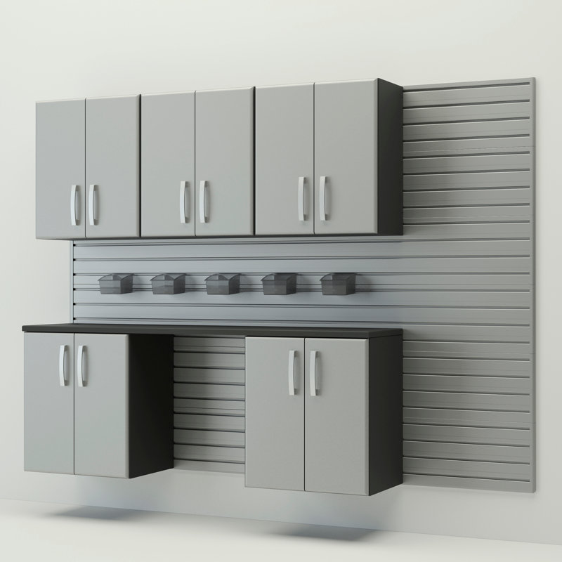 16 Piece Plastic Storage System, Silver