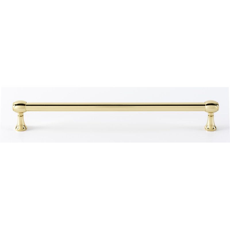 Poignée barre Royale, Laiton poli, 8''