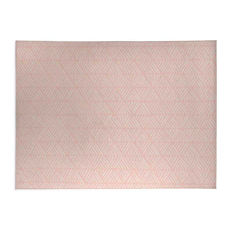 Tapis de bureau Tribal Dreamer, L 3 pi x L 2 pi, Rose