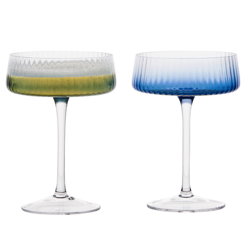 Ensemble de coupes Empire Champagne, Bleu