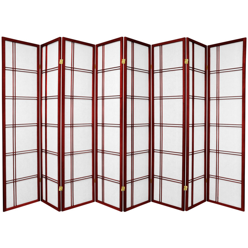 Cloison pliante en papier de riz de 58,75 po Keitez, 5, 6 pi, Palissandre