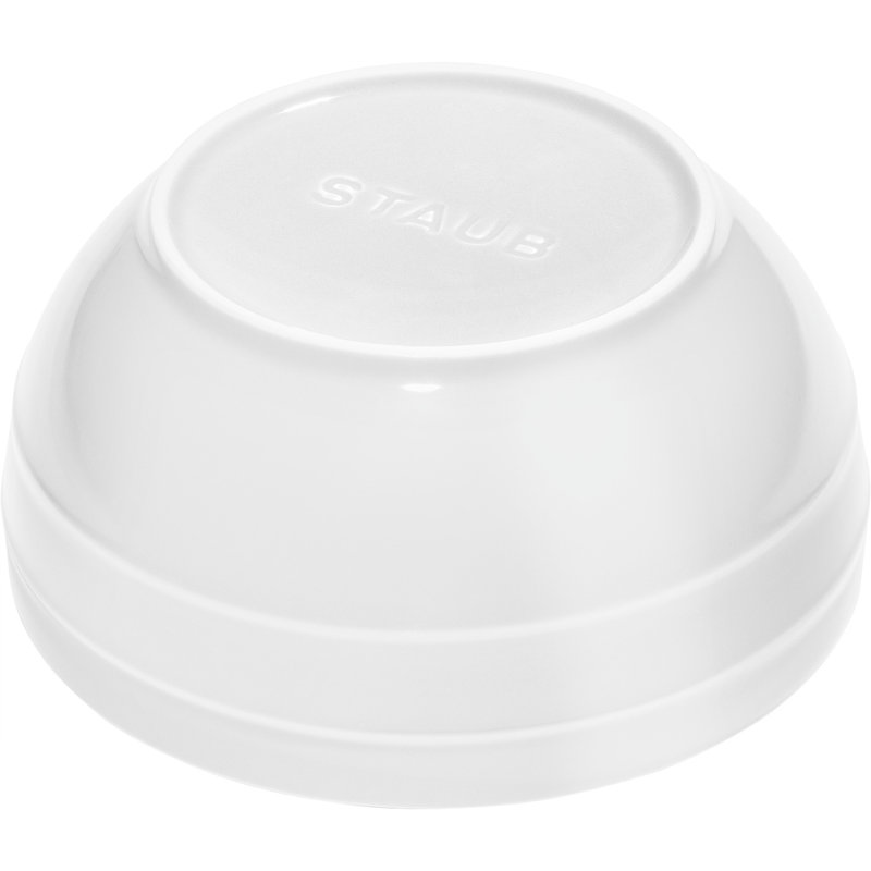 Ceramic 2 Piece Nested Mixing Bowl Set, White