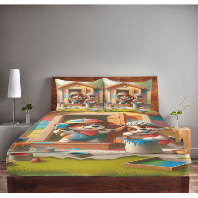 Ensemble de draps en microfibre pour chambre d'amis