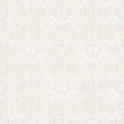 Ninti Industrial Effects Floral Swirl Pearlescent Wallpaper Roll 10.05m x 53cm