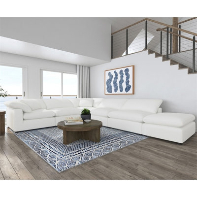 Upholstered Sectional Right Hand Facing