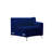 Velvet Curved Sectional Symmetrical