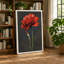 Single Carnation in Bloom Botanical - Wrapped Canvas-941816288-941816289
