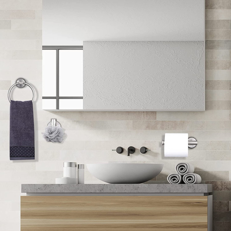Bathroom Hardware Set,  Brushed Nickel