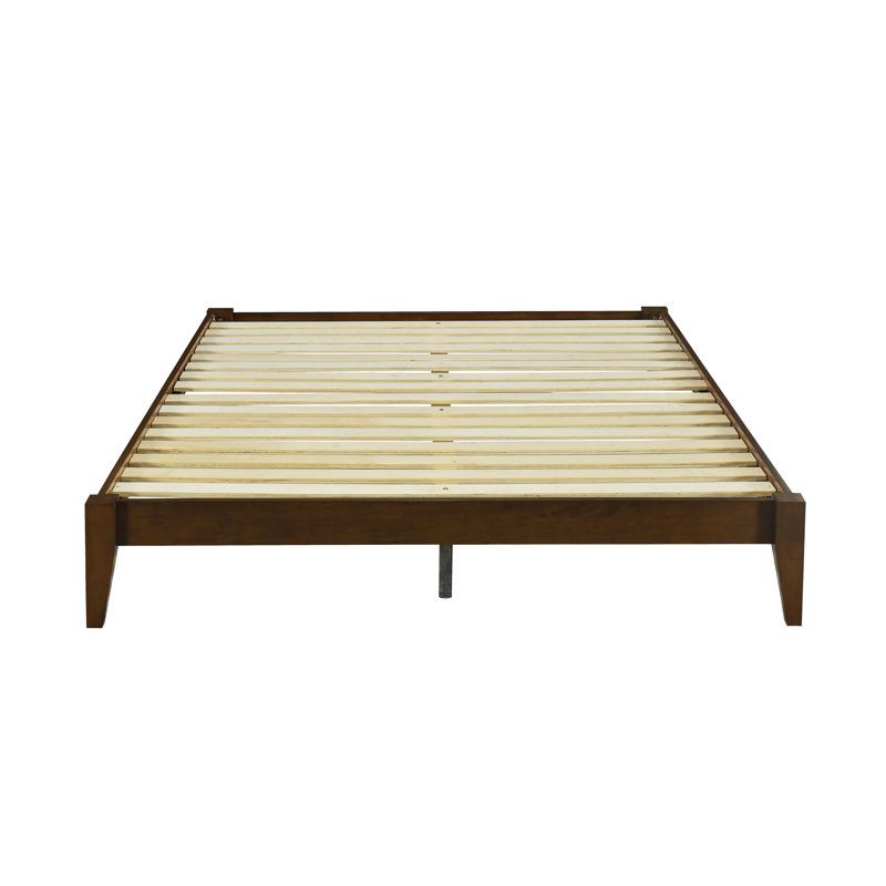 Kieron Nova Wood Platform Base, Natural, Queen