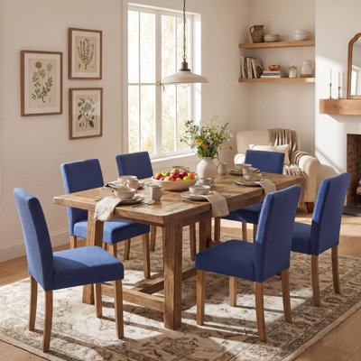 High Back Upholstered Parsons Dining Chair