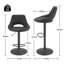 Tabouret de bar rotatif à hauteur ajustable Newville-254994053