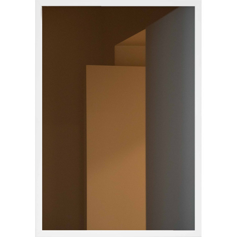 Monolith by Svetlana Smirnova - Framed Wall Art, 20" H x 14" W, White