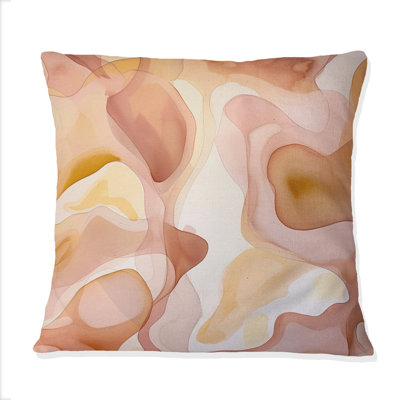 Coussin Nutshell Abstractions Abstract Watercolor II - Abstract Shapes