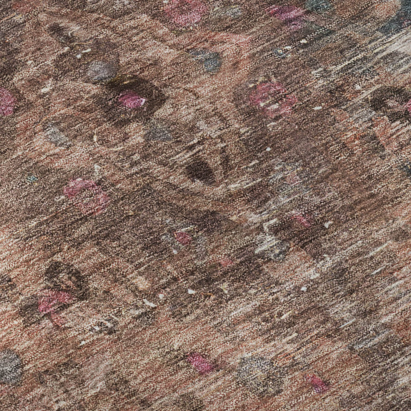 Premium Machine Washable Lampkins AMF1646 Global Rug, Rectangle 10' x 14'