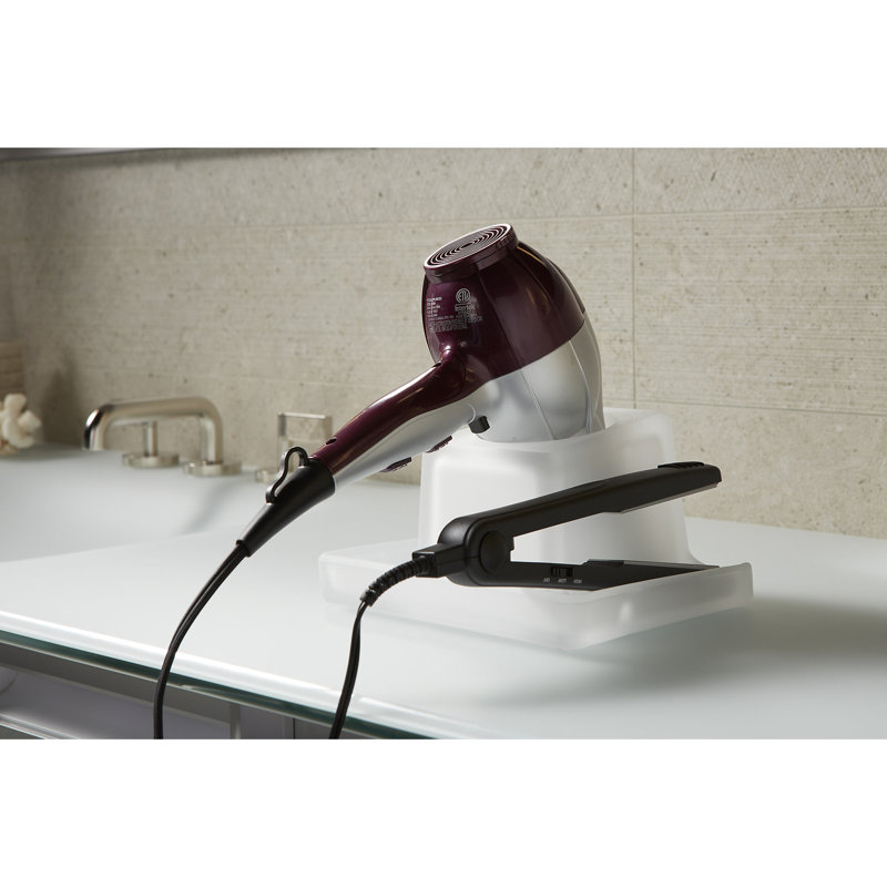 Curated Cartesian 25" Wall-Mounted Bathroom Vanity Set, Matte Gray, Quartz White, 37"