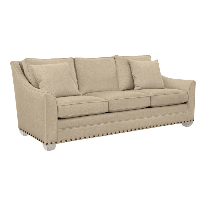 Nicholas Upholstered 89'' Sofa, Dove Grey, Nomad Sand, Yes