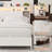 Bed Frame With Charging Station And RGB LED Lights, Headboard With Storage No Box Spring Needed-1412902003-1412902013