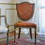 Side Chair in Brown/Red