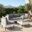 4 - Person PE Wicker Sectional Conversation Set With Cushions-1535429075