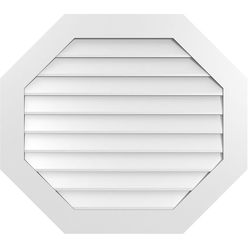 Évent horizontal gondole allongé en surface octogonal Signature, H 32 po x l 36 po x P 1 po