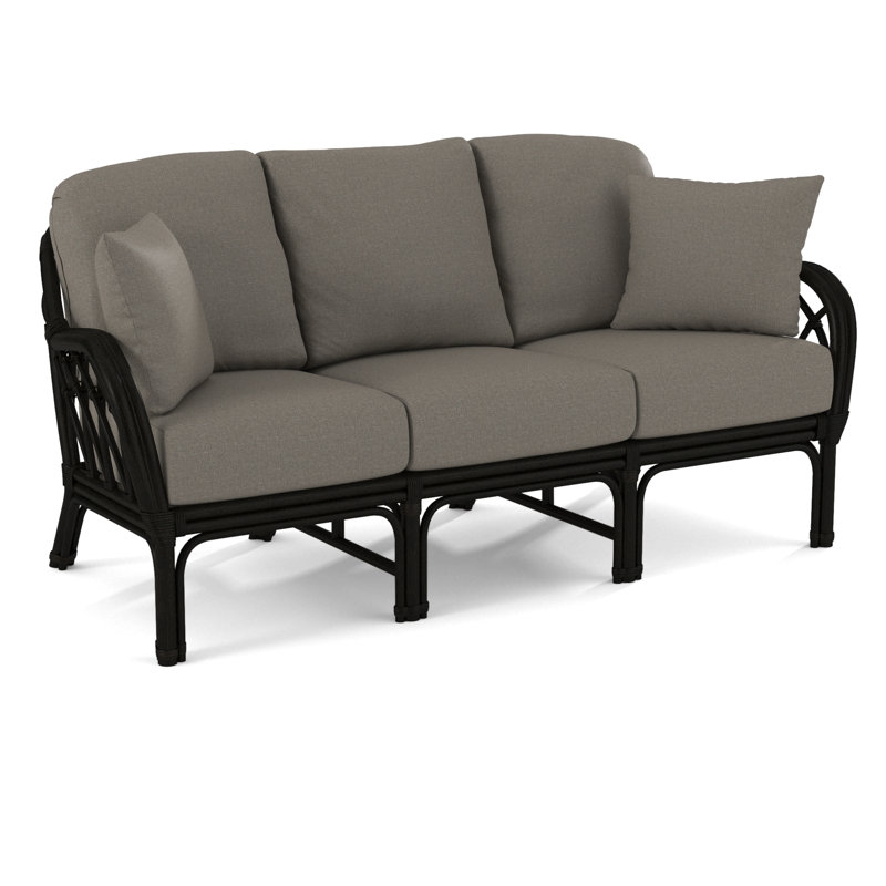 Edgewater Upholstered 79'' Sofa, Gray Sugar Performance; 0863-84, Hazel