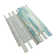 Aurora Blue 11.82 in. x 12.76 in. Interlocking Glossy Glass Mosaic Tile