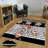 Stylish Woven Carpet (4 x 6 ft), 100% Polyester, 0.4 in Pile Height | Antibacterial, Non-Slip Underside | Machine Washable, 3D Digital Printing | Perfect for Living Room, Bedroom, and Home Decor-1914991735