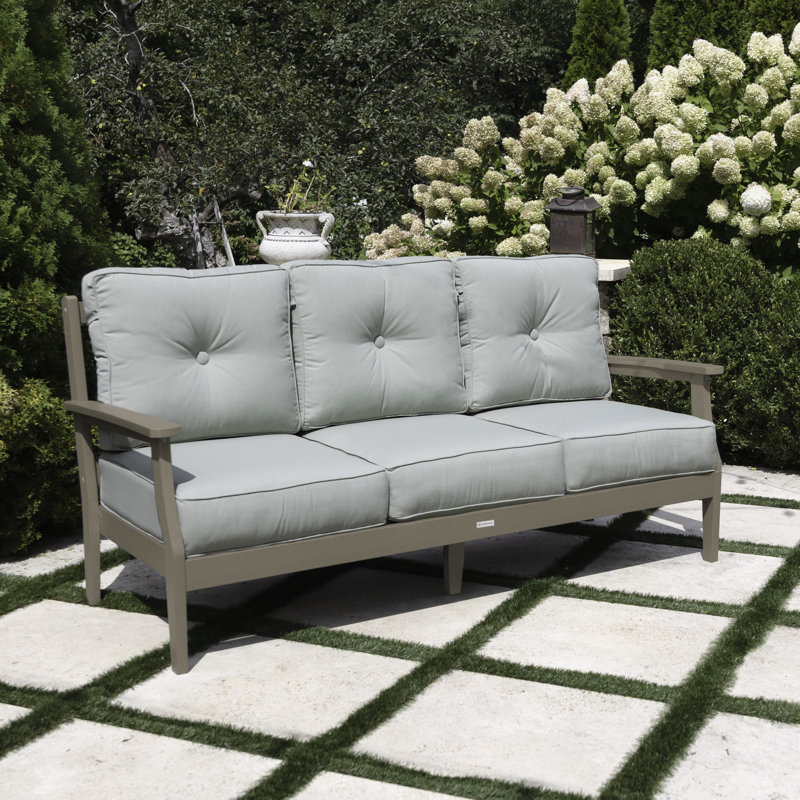 Anifer Lehigh Deep Seating Sofa, Canvas Seasalt