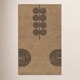 5_Momeni Simba Hand Tufted Wool Contemporary Beige Area Rug 2' X 3'