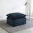 Convertible L-shape Cloud Sectional Sofa With Ottoman - Cozy Upholstered Couch For Living Room-1005665914