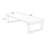 Burlywood Solid Wood Rectangular Coffee Table-109011876