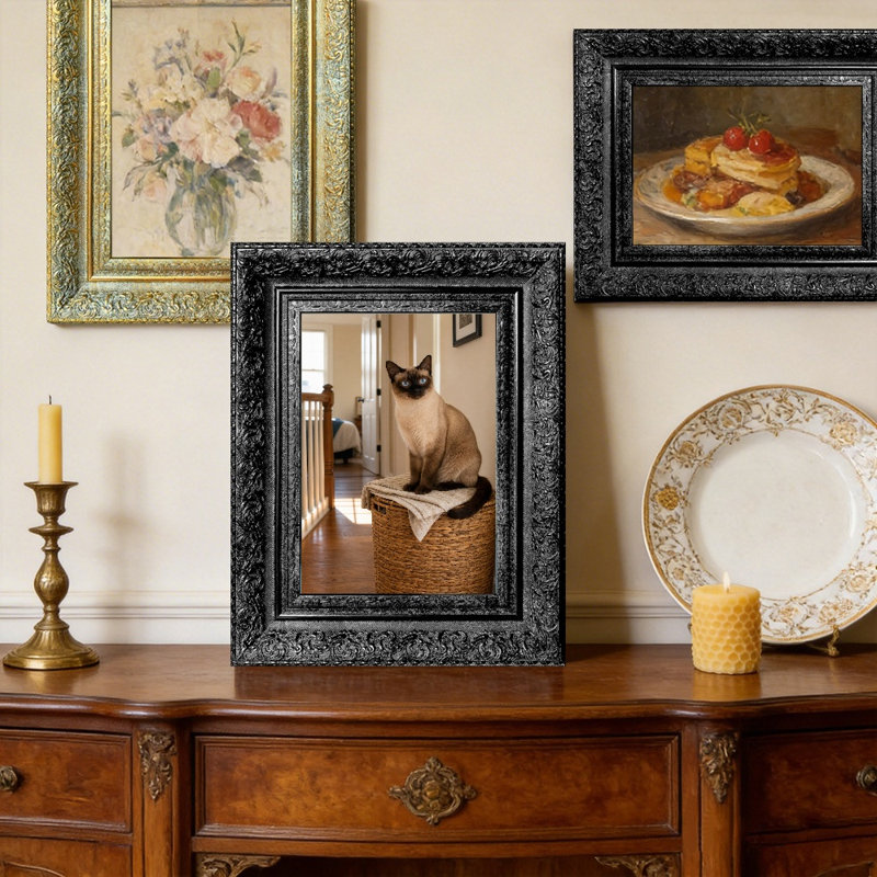 Cadre photo de table 3 pièces 5 "x 7" noir pour PC, Black, 3, 5" W x 7" H