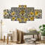 Enchanted Vintage Flowers Multi Piece Canvas Print-93059142