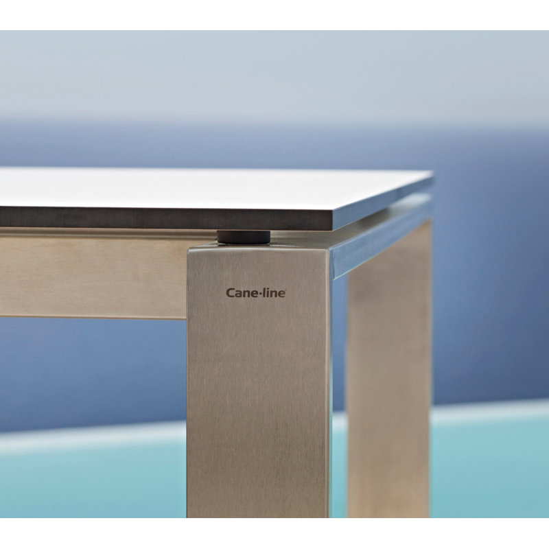 Edge Outdoor Dining Table, Basalt