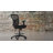 Mid-Back Ergonomic Drafting Chair with Adjustable Chrome Foot Ring, Adjustable Arms-119422898-119422899