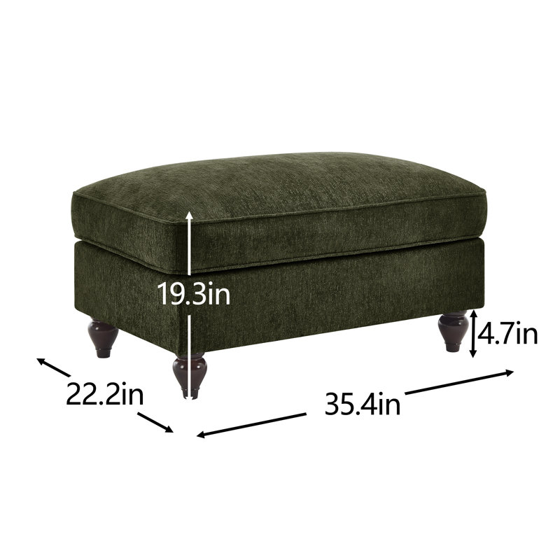 Repose-pieds en chenille (seulement avec repose-pieds), Vert