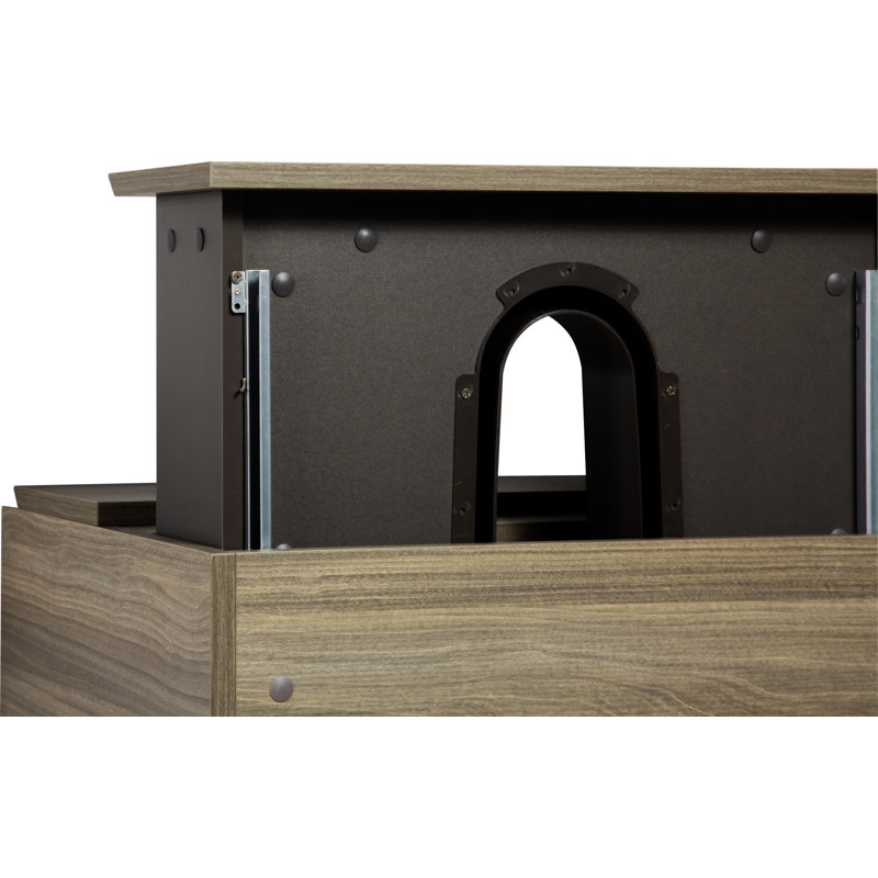 Meuble-lavabo 24 po avec résine et tiroir, Gris